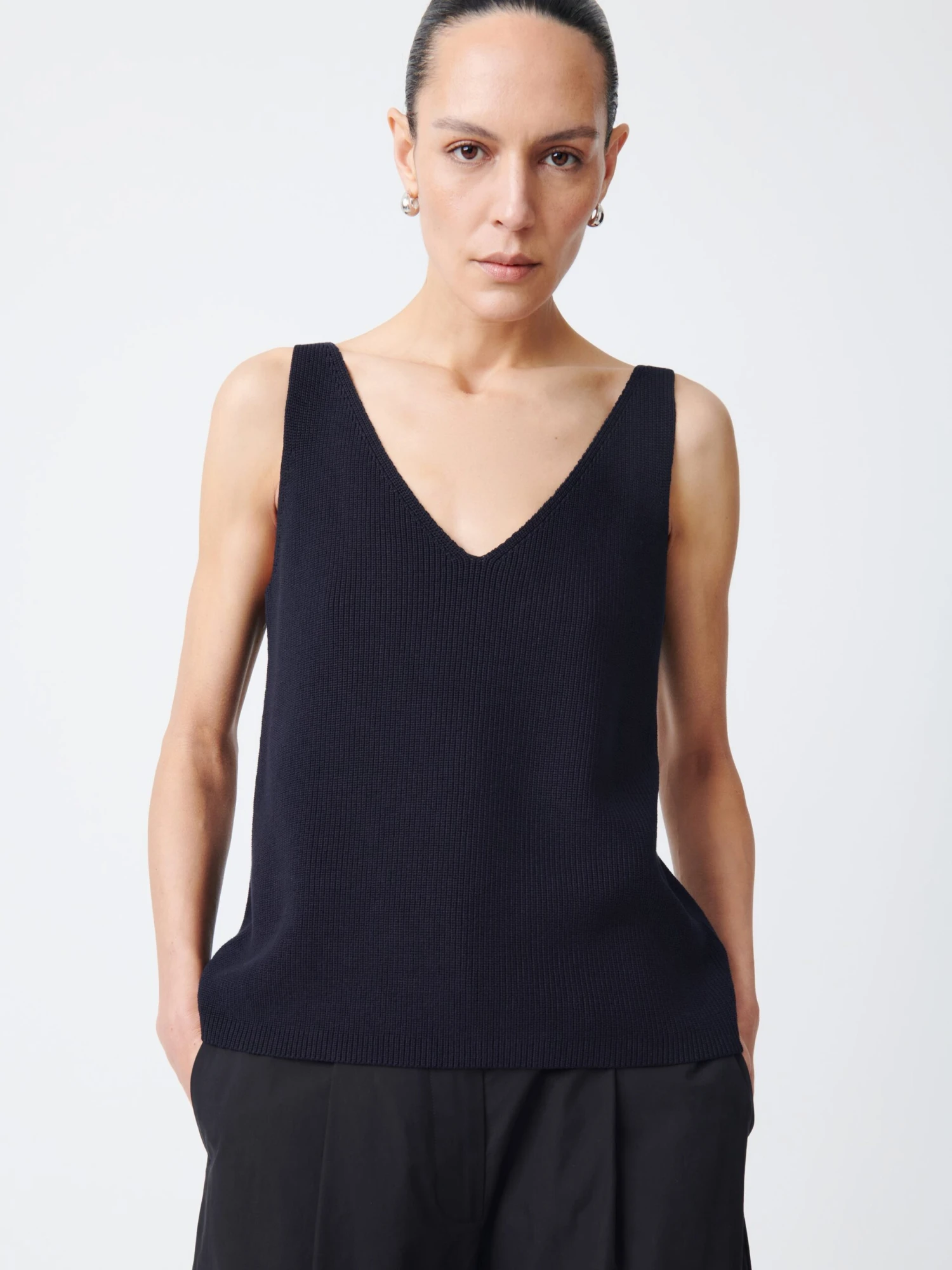 Studio Nicholson Bara Knit In Darkest Navy 3 Studio Nicholson Bara Knit In Darkest Navy - Image 3