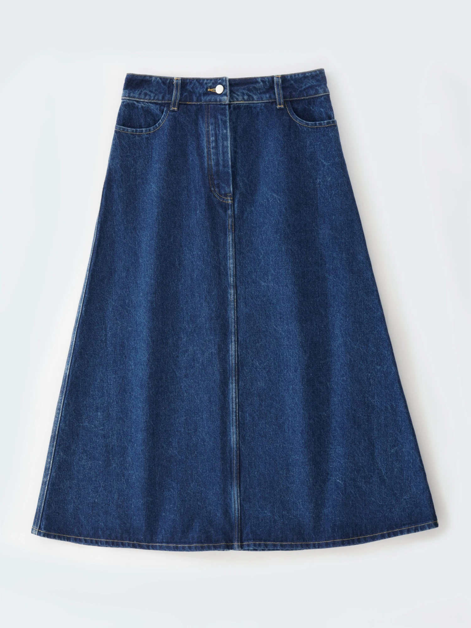 Studio Nicholson Baringo Denim Skirt In Indigo Wash 8 Studio Nicholson Baringo Denim Skirt In Indigo Wash - Image 8