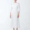 Studio Nicholson Barr Twill Dress In Parchment