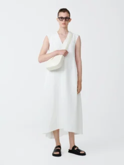 Studio Nicholson Beck Dress In Parchment