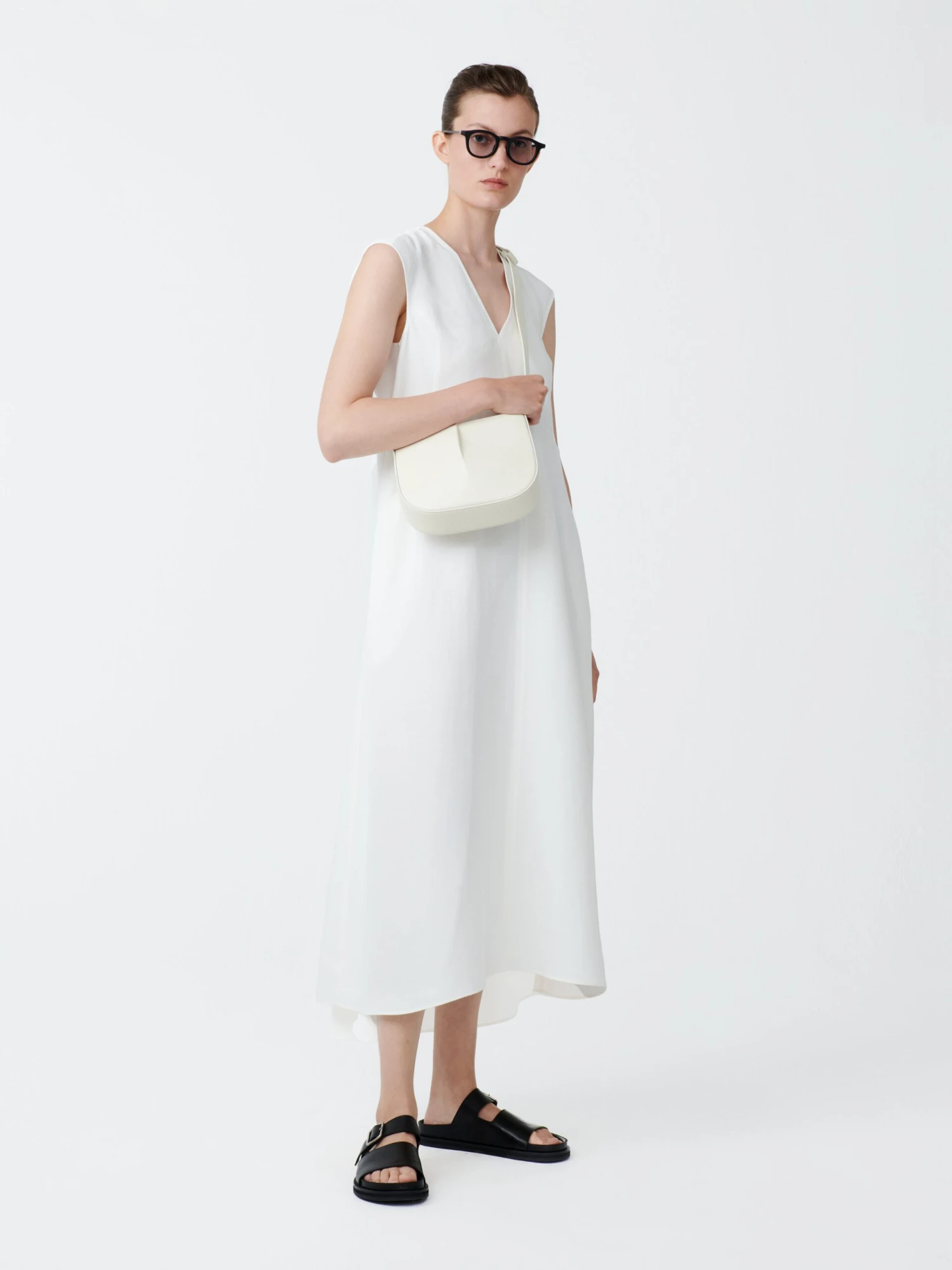 Studio Nicholson Beck Dress In Parchment 2 Studio Nicholson Beck Dress In Parchment - Image 2