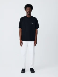 Studio Nicholson Bill Denim Pant In Optic White