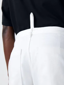 Studio Nicholson Bill Denim Pant In Optic White -Studio Nicholson BILLDENIMPANTWHITE5 scaled