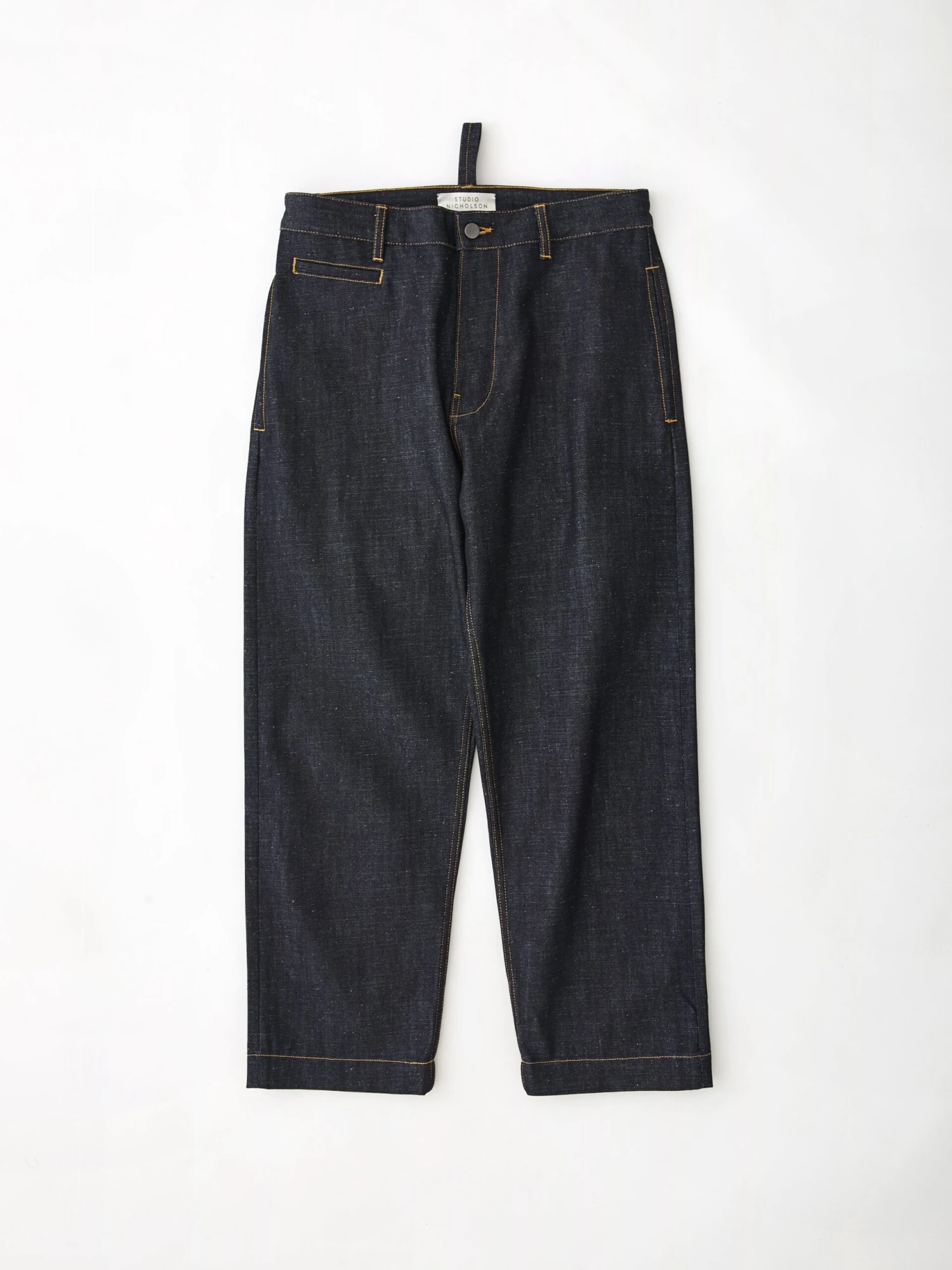 Studio Nicholson Bill Denim Pant In Indigo 6 Studio Nicholson Bill Denim Pant In Indigo - Image 6
