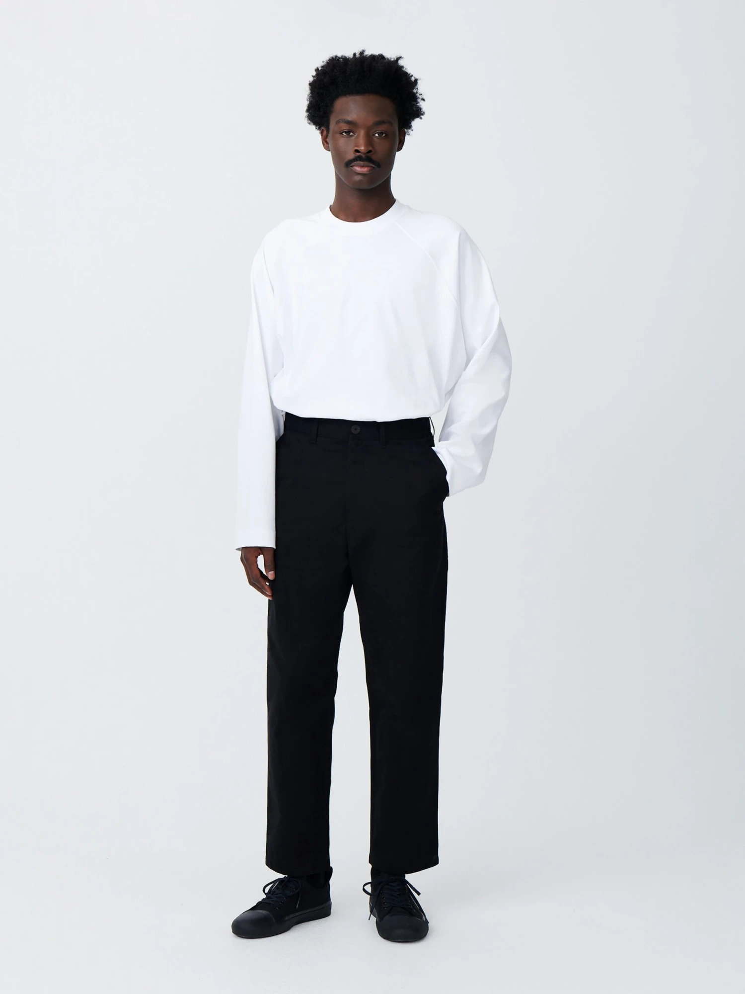 Studio Nicholson Bill Pant In Black 2 Studio Nicholson Bill Pant In Black - Image 2