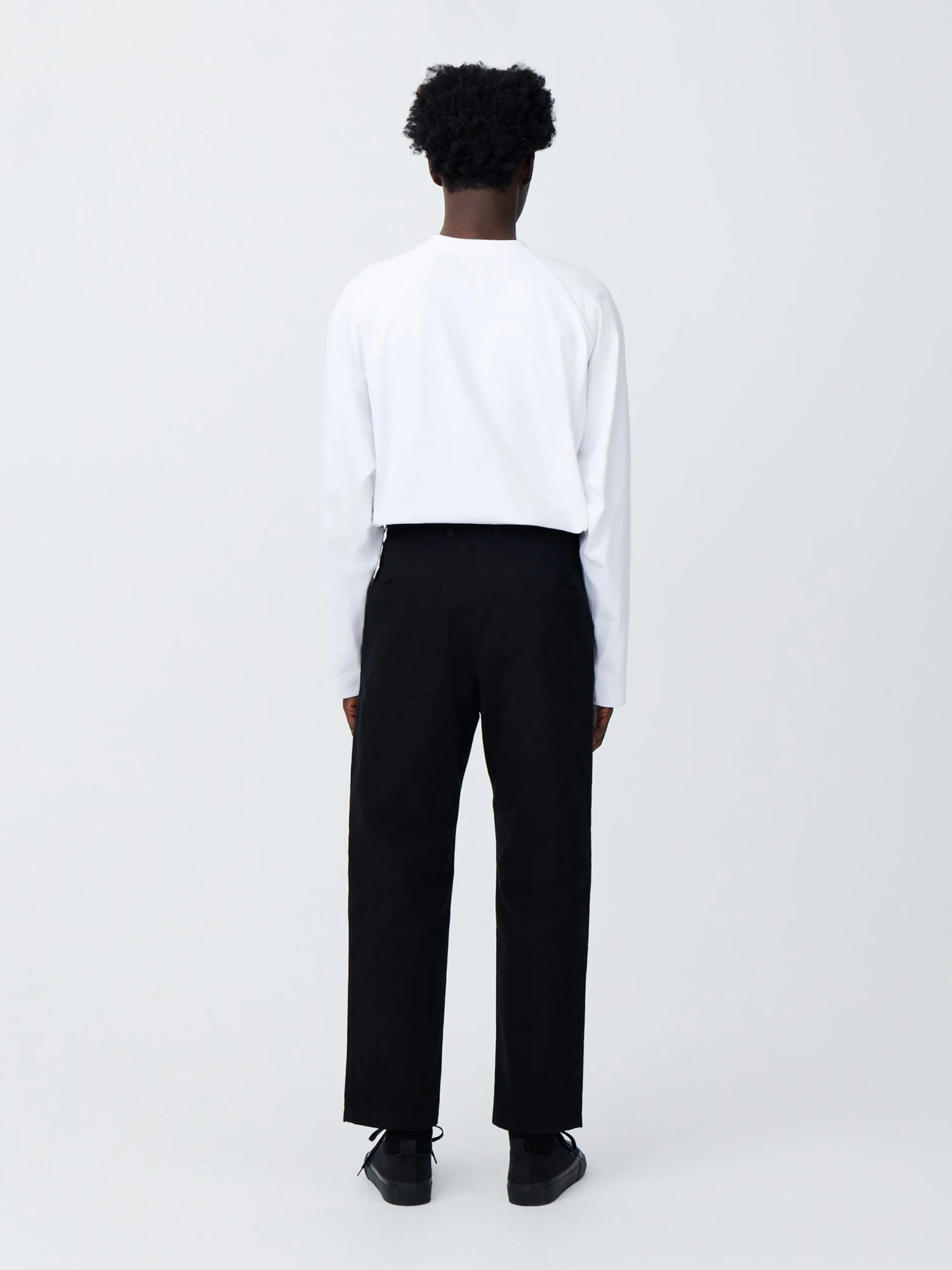 Studio Nicholson Bill Pant In Black 3 Studio Nicholson Bill Pant In Black - Image 3