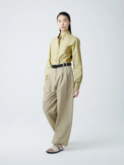 Studio Nicholson Bissett Shirt In Corn -Studio Nicholson BISSETTSHIRTCORN4 scaled
