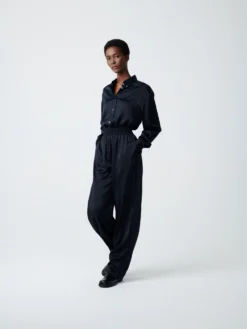 Studio Nicholson Bissett Viscose Shirt In Darkest Navy -Studio Nicholson BISSETTSHIRTDARKESTNAVY4 scaled