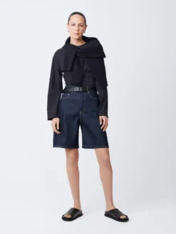 Studio Nicholson Bode Denim Short In Raw Indigo