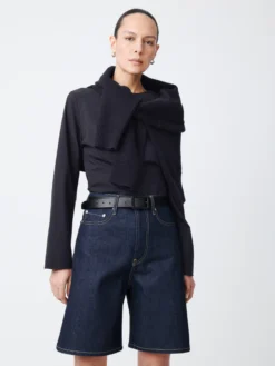 Studio Nicholson Bode Denim Short In Raw Indigo -Studio Nicholson BODESNW 149814OZREGENDENIMRAWINDIGO2 scaled