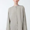 Studio Nicholson Bonsho Shirt In Pebble Black
