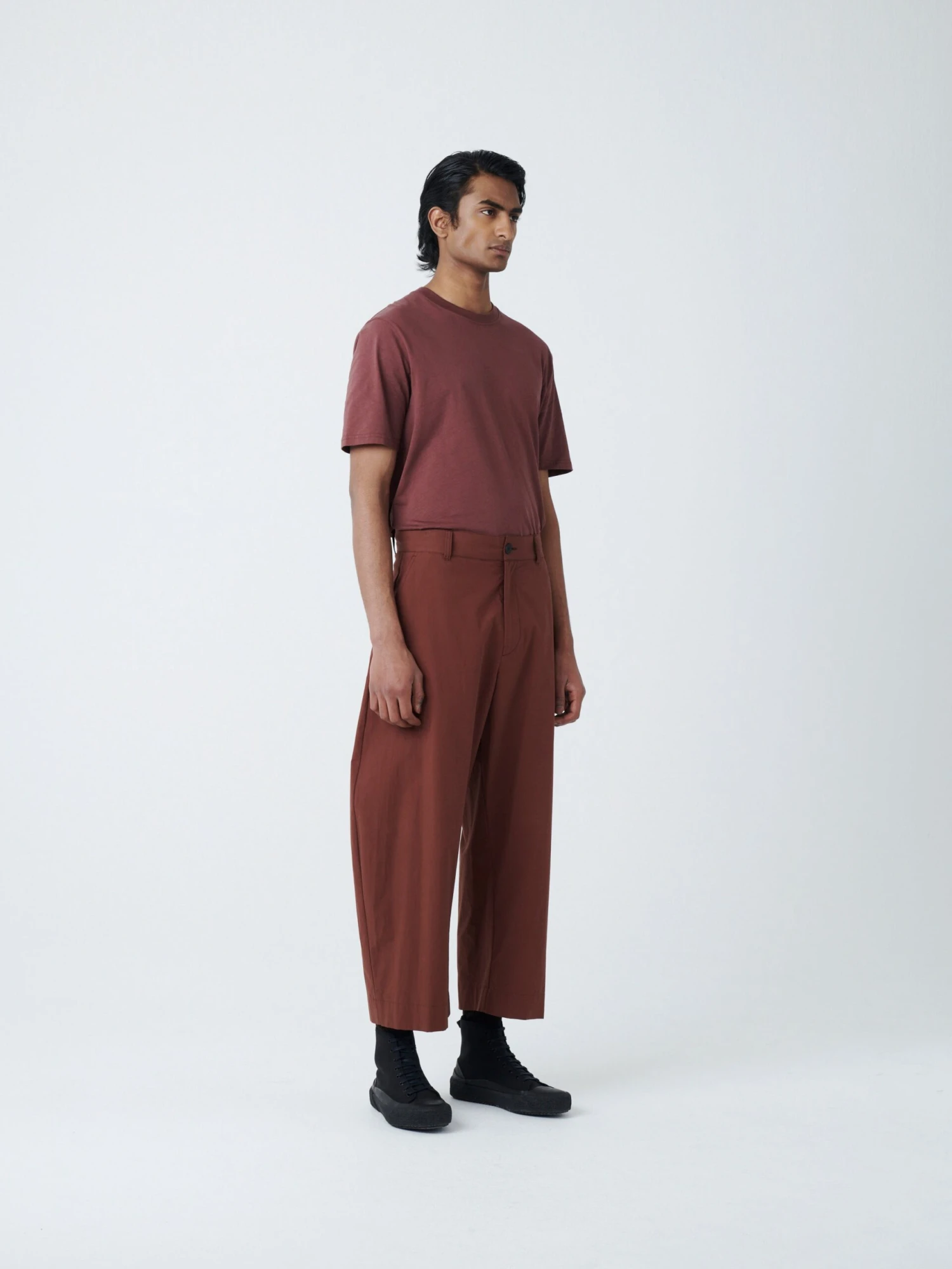 Studio Nicholson Bosun Pant In Chestnut 2 Studio Nicholson Bosun Pant In Chestnut - Image 2