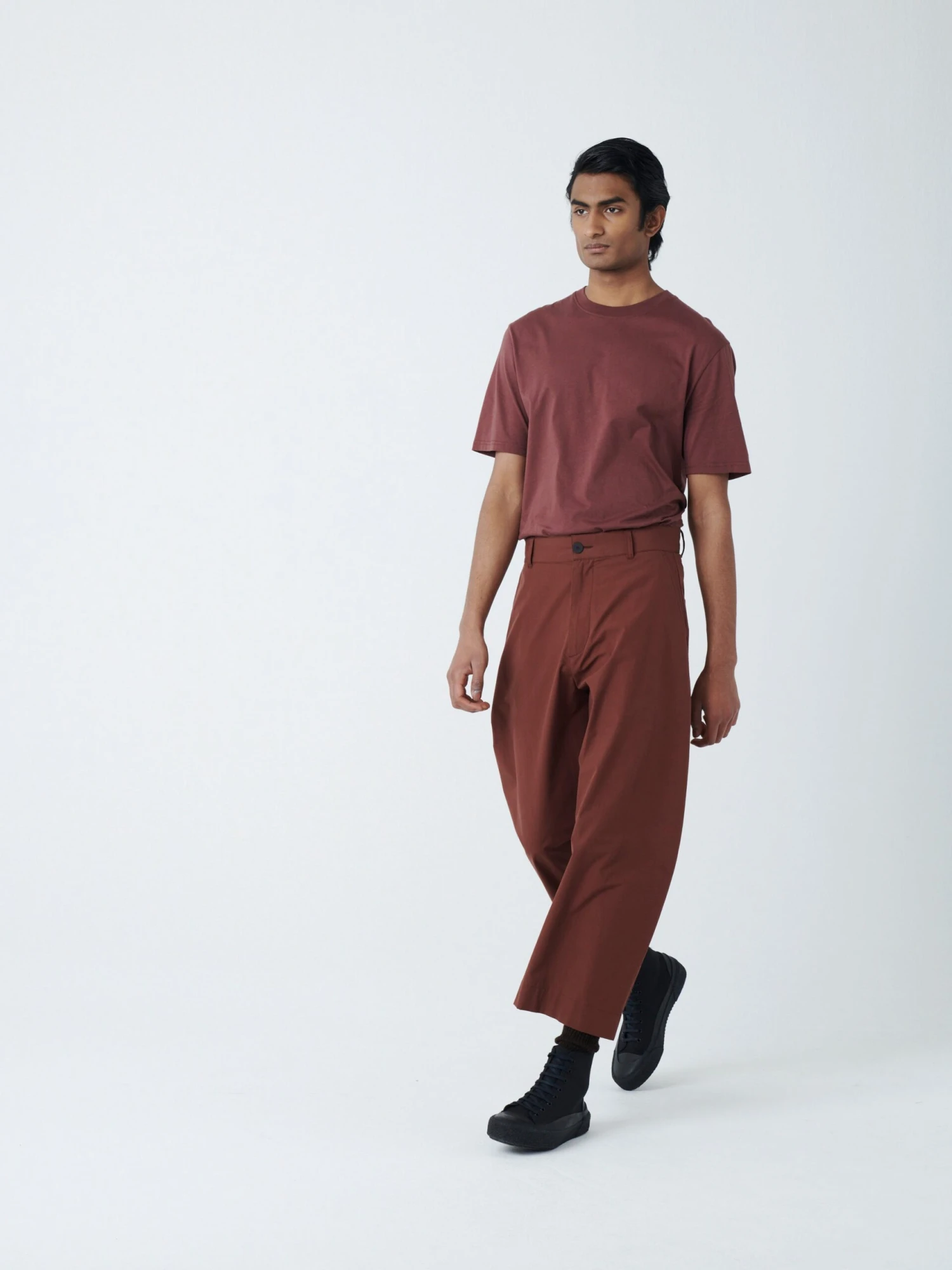 Studio Nicholson Bosun Pant In Chestnut 5 Studio Nicholson Bosun Pant In Chestnut - Image 5
