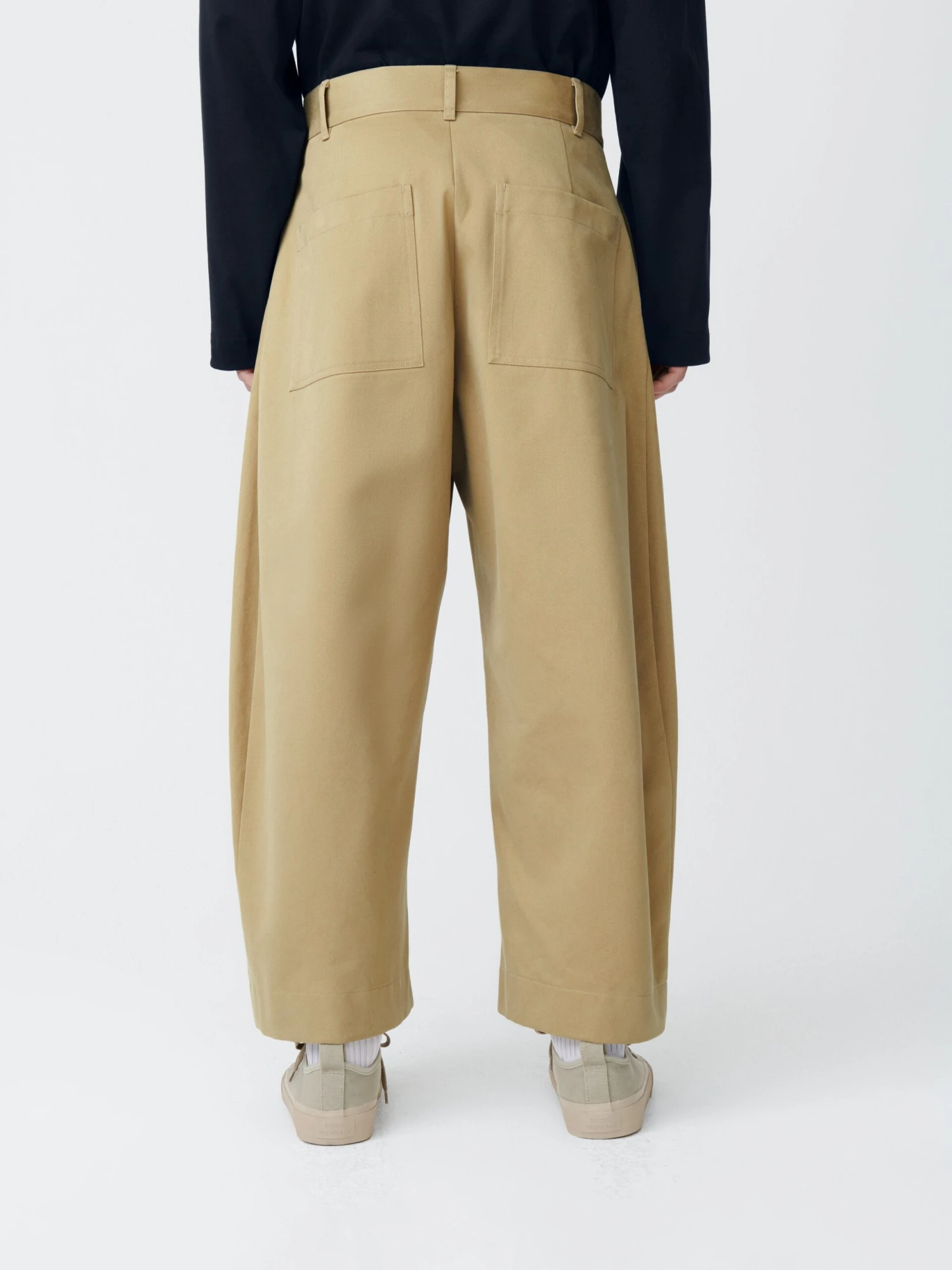 Studio Nicholson Bosun Pant In Tan 4 Studio Nicholson Bosun Pant In Tan - Image 4