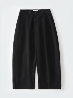 Studio Nicholson Bosun Pant In Black -Studio Nicholson BOSUNSNM 945PEACHEDCOTTONTWILLBLACK 991 FS scaled