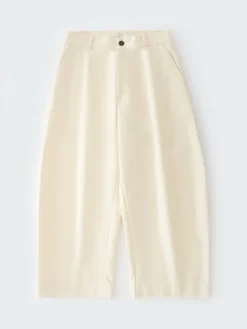 Studio Nicholson Bosun Pant In Cream -Studio Nicholson BOSUNSNM 945PEACHEDCOTTONTWILLCREAM 0089 FS scaled