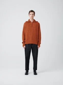 Studio Nicholson Bow Knit In Terracotta