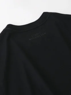 Studio Nicholson Bric T-Shirt In Black -Studio Nicholson BRICBLACKCU scaled