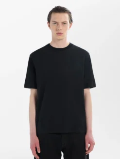 Studio Nicholson Bric T-Shirt In Black -Studio Nicholson BRICTEEBLACK3 scaled