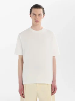 Studio Nicholson Bric T-Shirt In Optic White -Studio Nicholson BRICTEEOPTICWHITE3 31db35ee f1e8 4583 82e8 4fc9a0e2d61a scaled