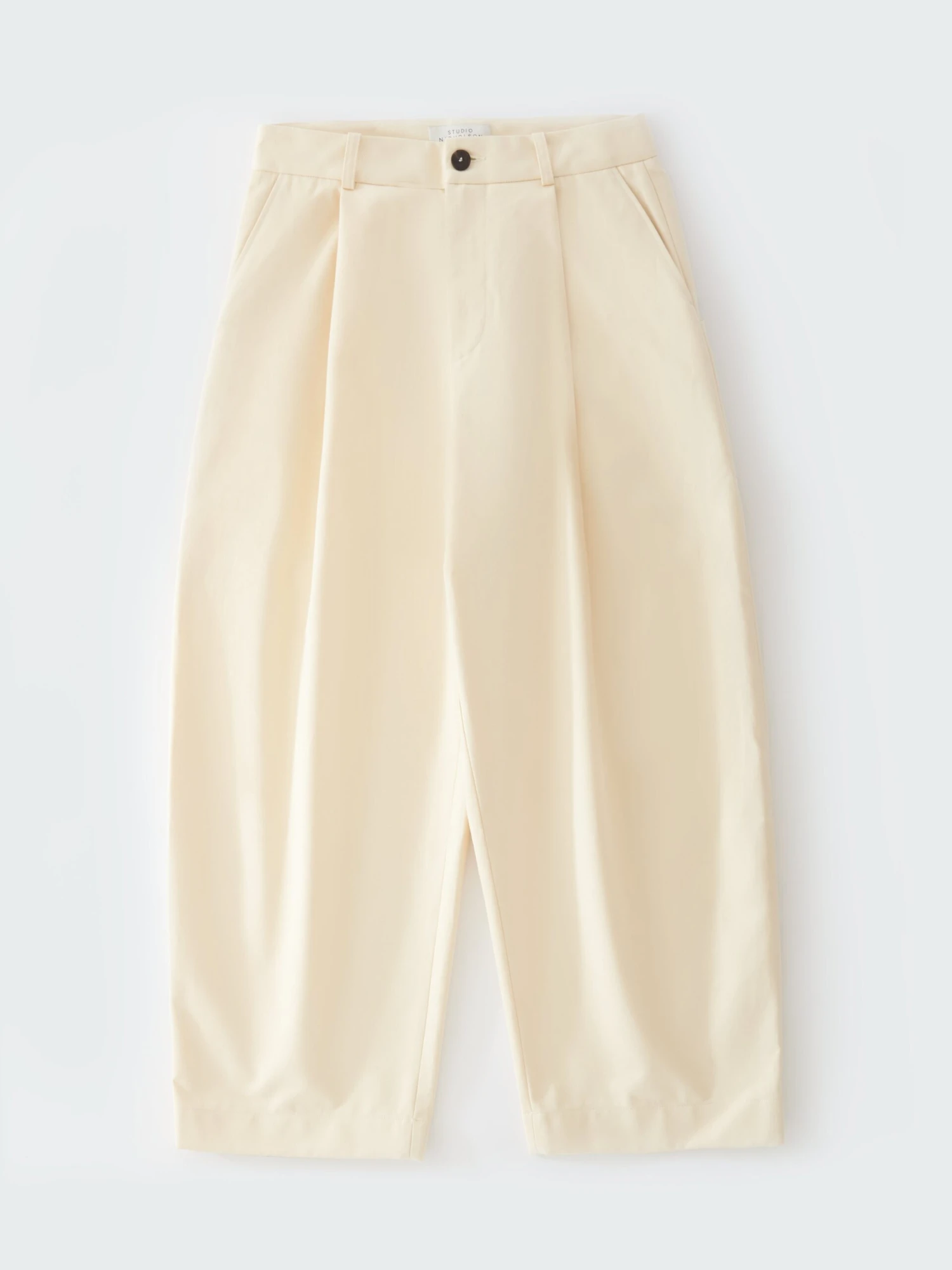 Studio Nicholson Bridges Peached Cotton Twill Pant In Cream 7 Studio Nicholson Bridges Peached Cotton Twill Pant In Cream - Image 7