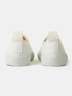 Studio Nicholson Byrd Canvas Shoe In Cream -Studio Nicholson BYRDSHOECREAM2 scaled