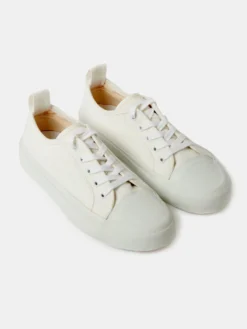 Studio Nicholson Byrd Canvas Shoe In Cream -Studio Nicholson BYRDSHOECREAM3 scaled