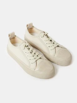 Studio Nicholson Byrd Canvas Shoe In Dove -Studio Nicholson BYRDSHOEDOVE3 scaled