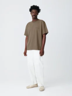 Studio Nicholson Byrd Canvas Shoe In Dove -Studio Nicholson BYRDTRAINERDOVEMODEL