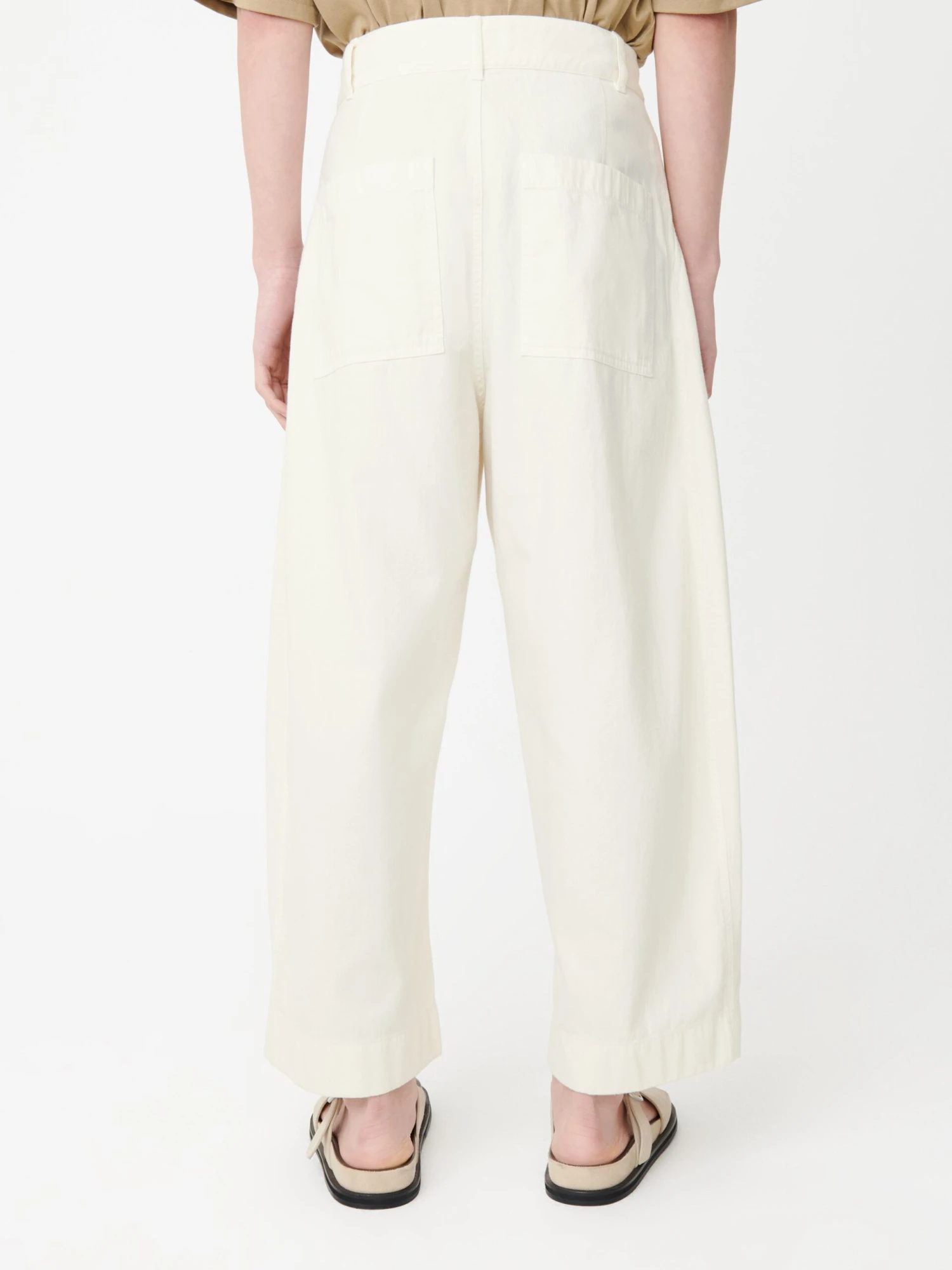 Studio Nicholson Bosun Denim Pant In Parchment 5 Studio Nicholson Bosun Denim Pant In Parchment - Image 5
