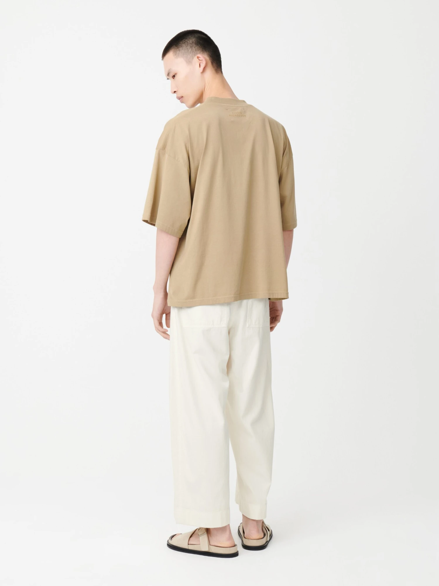Studio Nicholson Bosun Denim Pant In Parchment 3 Studio Nicholson Bosun Denim Pant In Parchment - Image 3