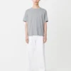 Studio Nicholson Bric T-Shirt In Grey Marl