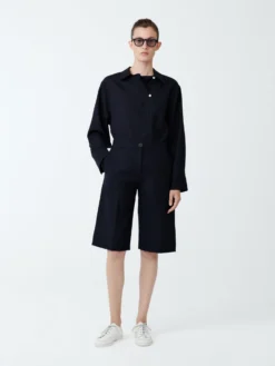 Studio Nicholson Cabra Short In Darkest Navy