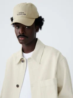 Studio Nicholson Logo Cap In Sand -Studio Nicholson CAPSAND1 scaled