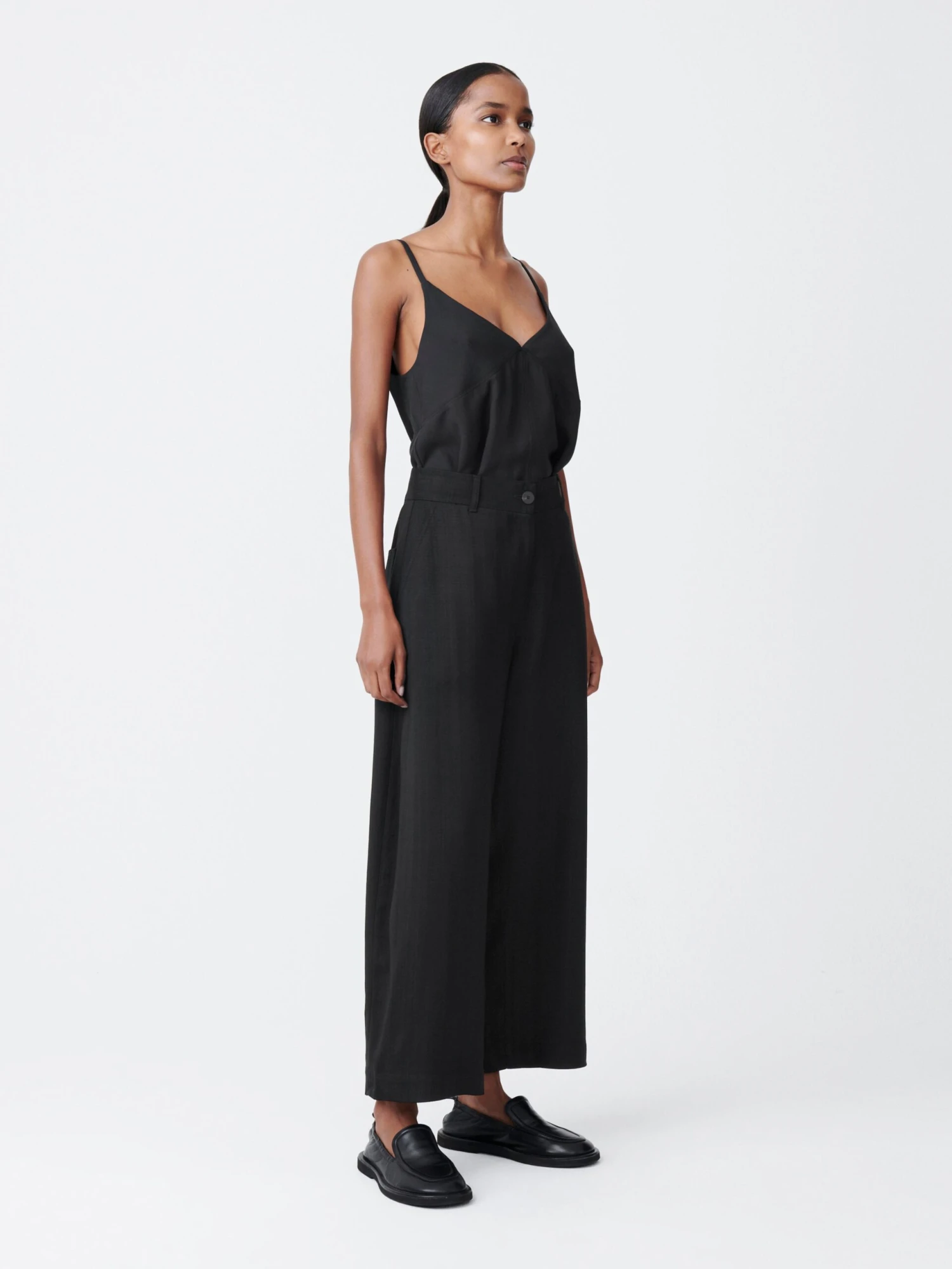 Studio Nicholson Chalco Basket Weave Pant In Black 2 Studio Nicholson Chalco Basket Weave Pant In Black - Image 2