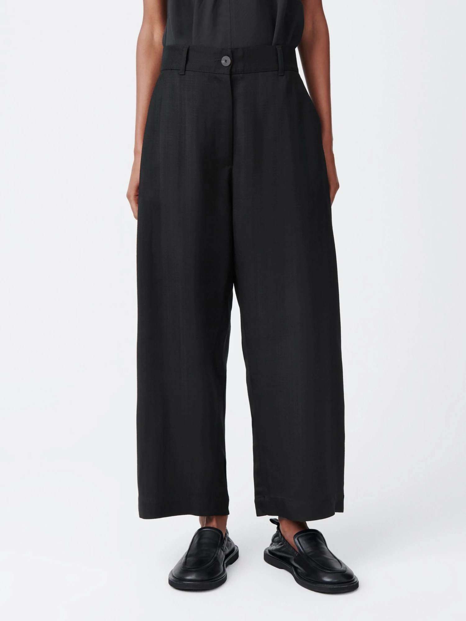 Studio Nicholson Chalco Basket Weave Pant In Black 4 Studio Nicholson Chalco Basket Weave Pant In Black - Image 4