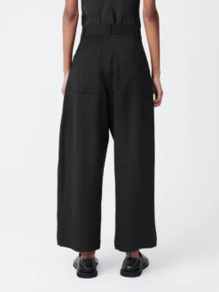 Studio Nicholson Chalco Basket Weave Pant In Black 12 Studio Nicholson Chalco Basket Weave Pant In Black -Studio Nicholson CHALCOBASKETWEAVEPANTBLACK4 scaled