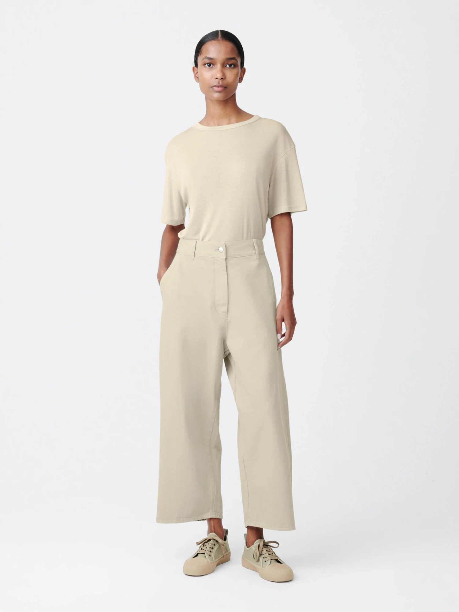 Studio Nicholson Chalco Denim Pant In Dove 1 Studio Nicholson Chalco Denim Pant In Dove