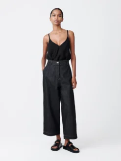 Studio Nicholson Chalco Denim Pant In Raw Indigo