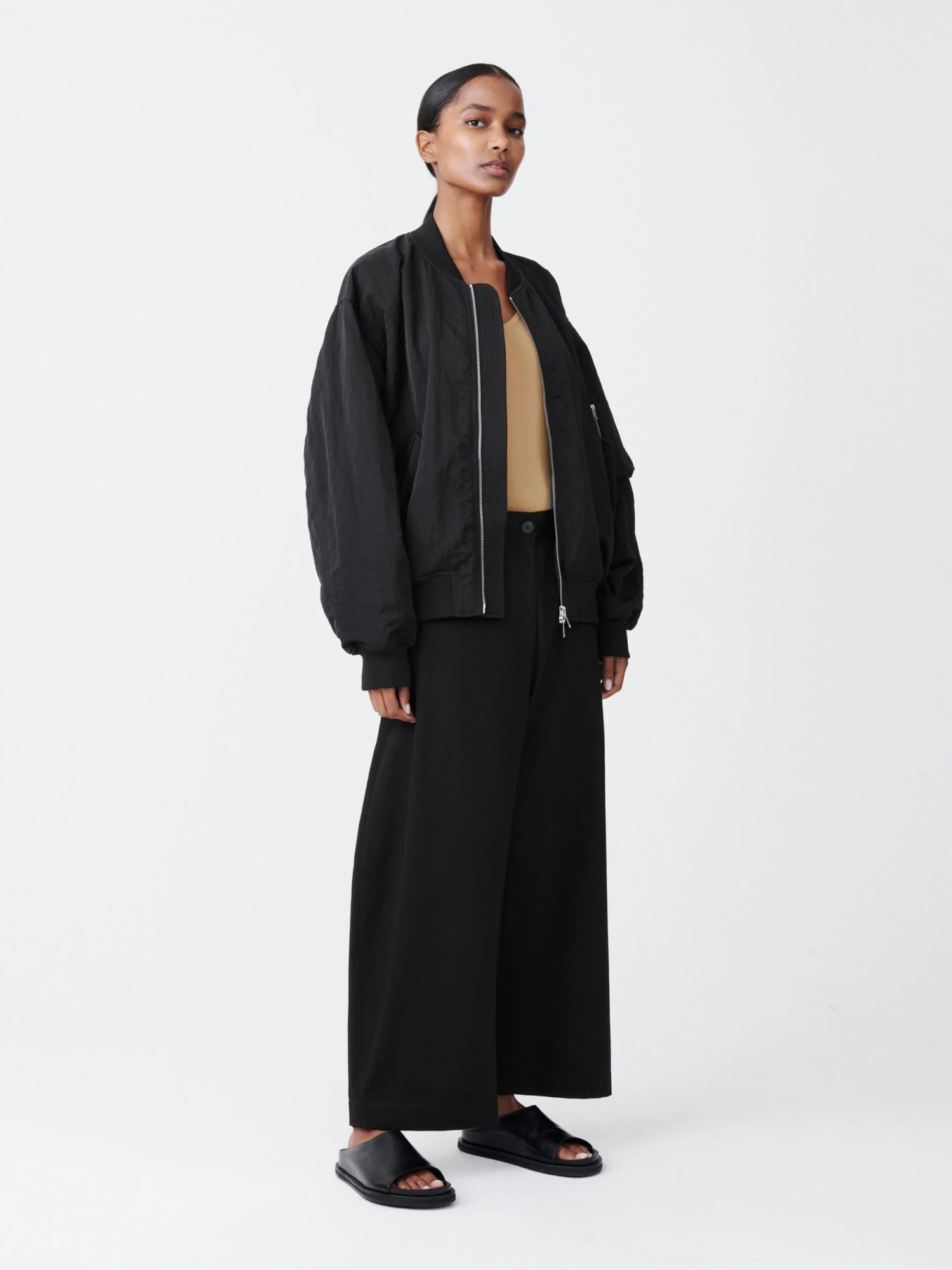 Studio Nicholson Chalco Twill Pant In Black 3 Studio Nicholson Chalco Twill Pant In Black - Image 3
