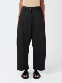 Studio Nicholson Chalco Twill Pant In Black 13 Studio Nicholson Chalco Twill Pant In Black -Studio Nicholson CHALCOLIGHTCOTTONBLACK4 scaled