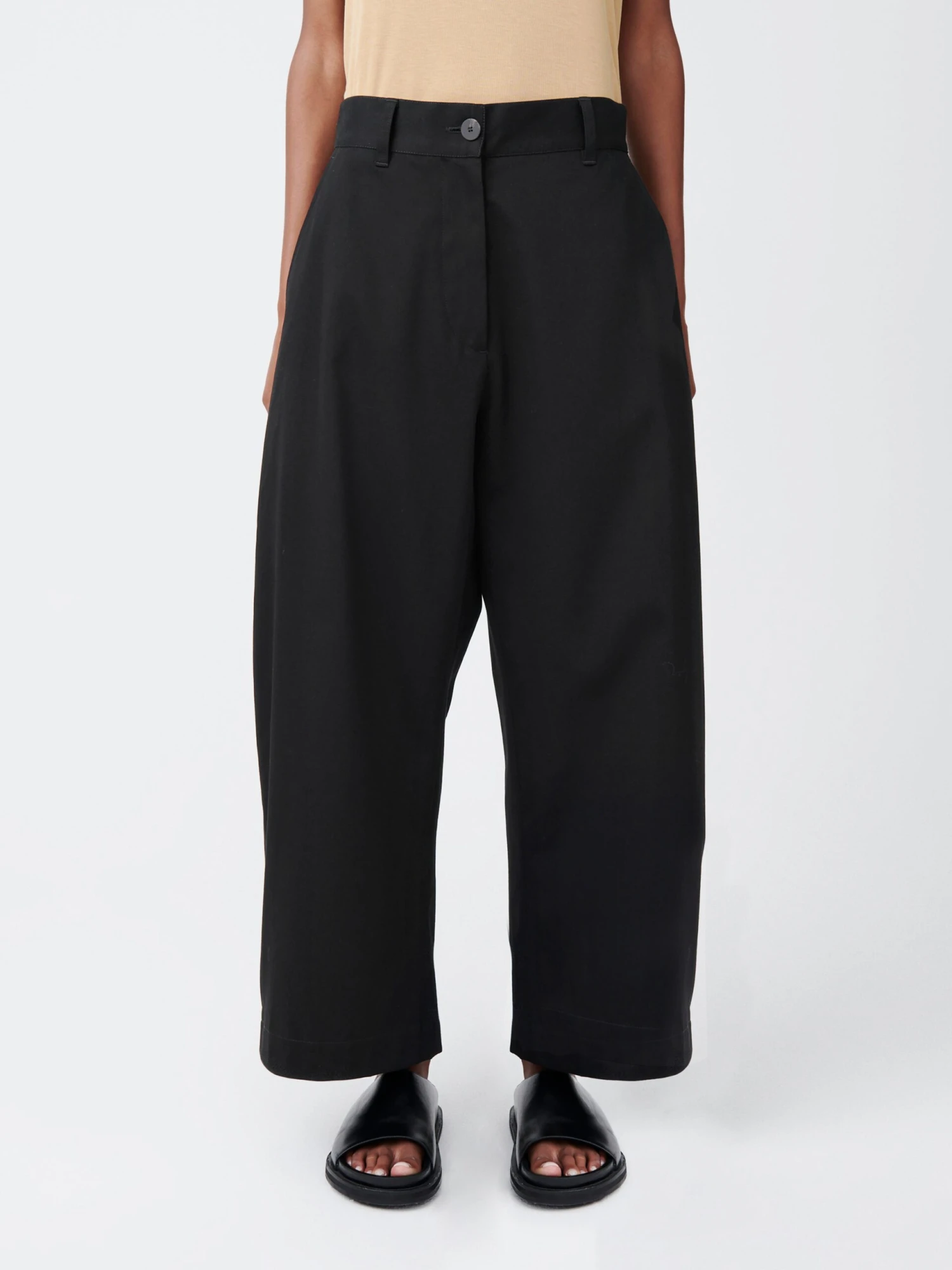Studio Nicholson Chalco Twill Pant In Black 5 Studio Nicholson Chalco Twill Pant In Black - Image 5