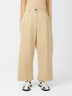 Studio Nicholson Chalco Twill Pant In Sand -Studio Nicholson CHALCOLIGHTCOTTONPANTSAND3 scaled