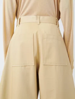 Studio Nicholson Chalco Twill Pant In Sand -Studio Nicholson CHALCOLIGHTCOTTONPANTSAND5 scaled