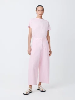 Studio Nicholson Chalco Denim Pant In Miami Pink