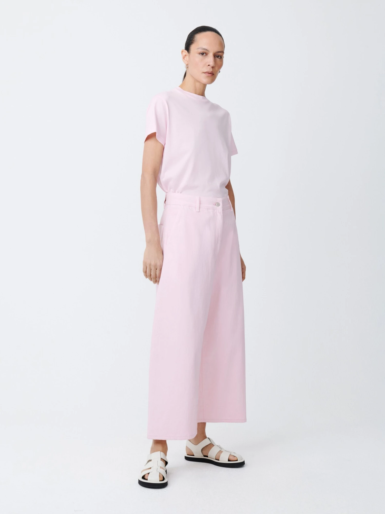 Studio Nicholson Chalco Denim Pant In Miami Pink 2 Studio Nicholson Chalco Denim Pant In Miami Pink - Image 2