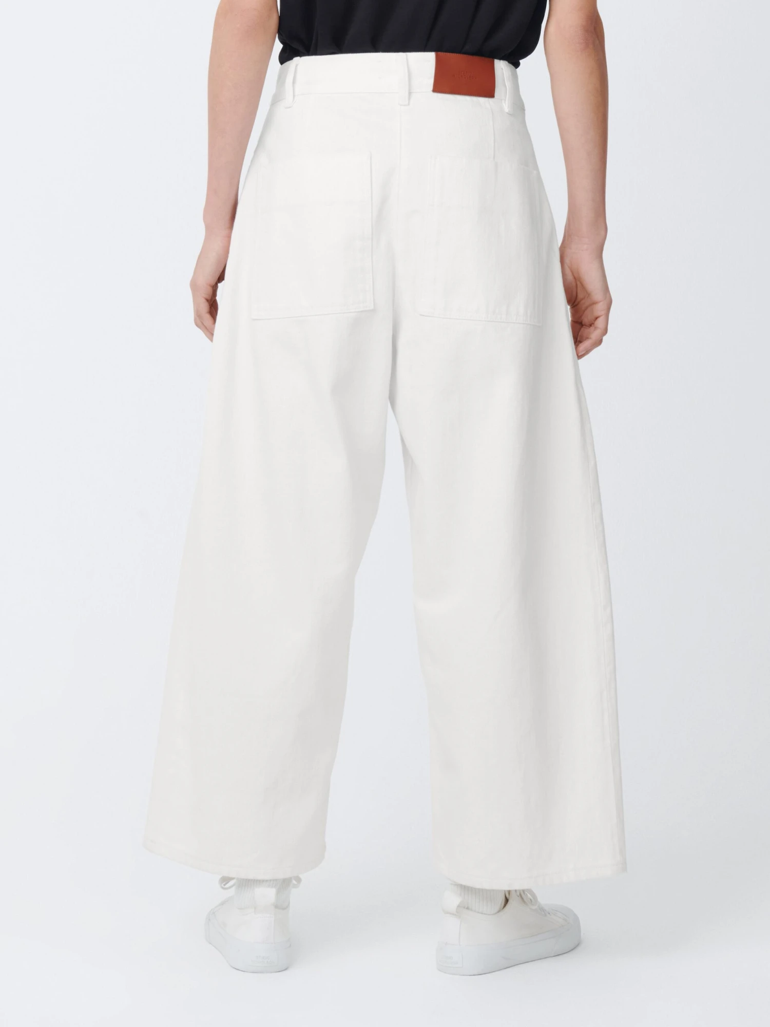 Studio Nicholson Chalco Denim Pant In Parchment 6 Studio Nicholson Chalco Denim Pant In Parchment - Image 6