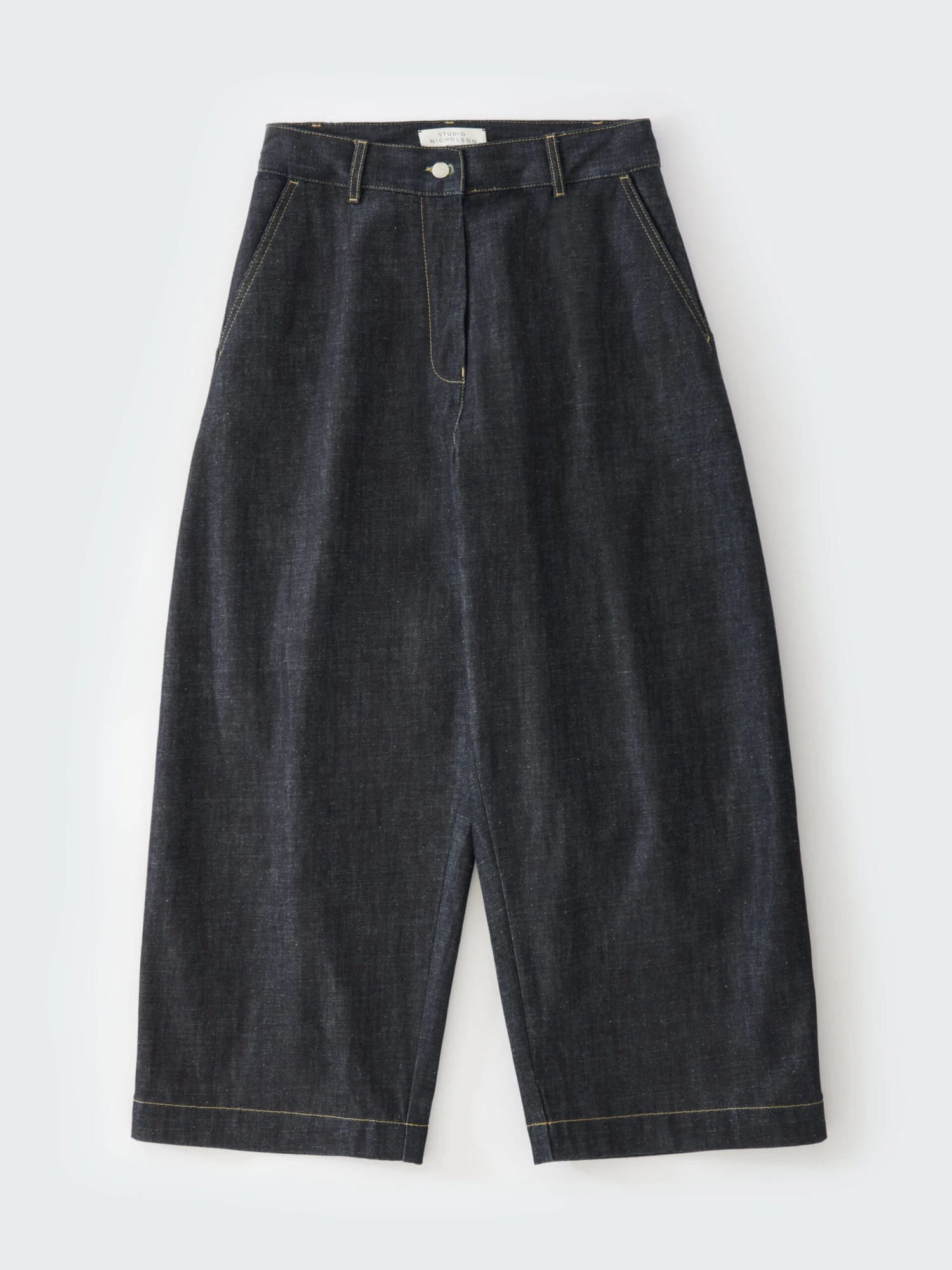 Studio Nicholson Chalco Denim Pant In Raw Indigo 6 Studio Nicholson Chalco Denim Pant In Raw Indigo - Image 6