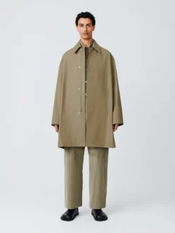 Studio Nicholson Chassis Coat In Lichen