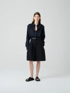 Studio Nicholson Cito Shorts In Darkest Navy